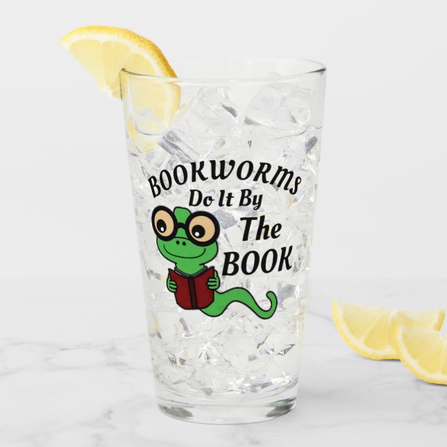 Verre Humour de ver de livre (Devant glace)