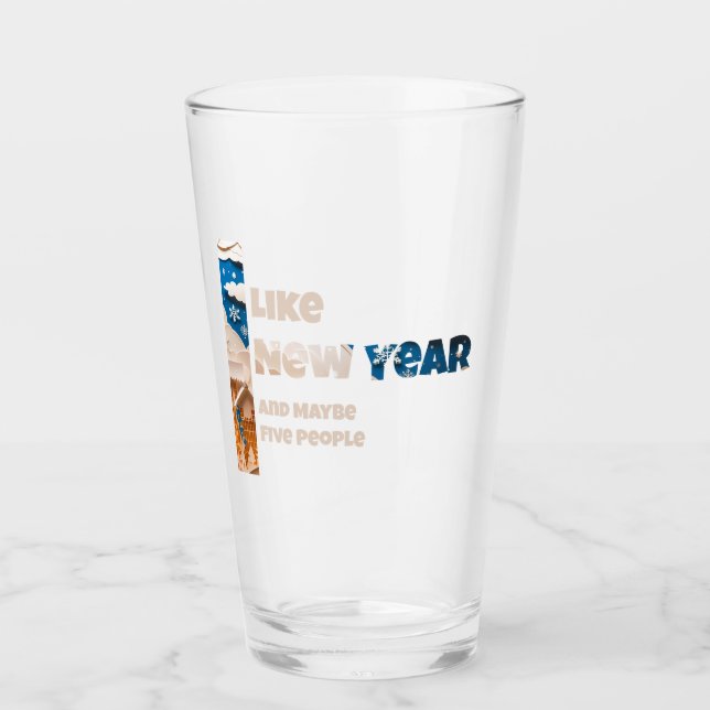 Verre I Like New Year and Maybe (Devant)