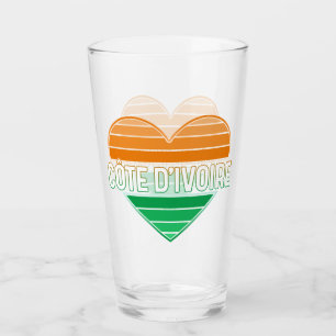 Verre I Love Côte d'Ivoire, Côte d'Ivoire Coeur