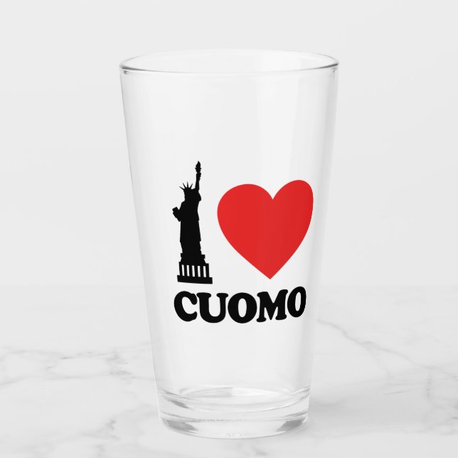 Verre I Love Cuomo | Statue de la Liberté (Devant)