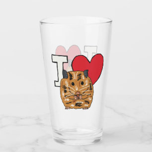 Verre I Love Hamsters