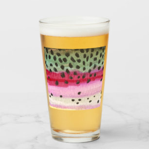 Verre Ichthyologie originale de la truite arc-en-ciel du