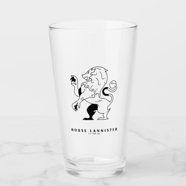 Verre Icône de la maison Lannister (Devant)