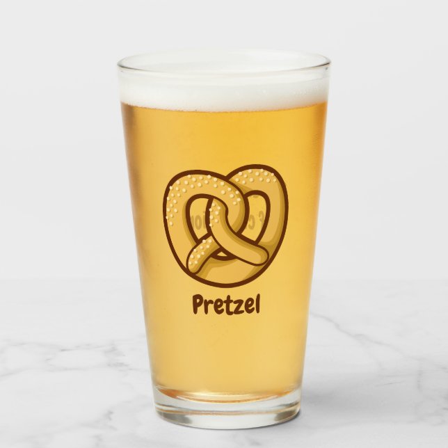 Verre Icône Pretzel (Devant (rempli))