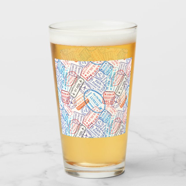 Verre Icône Voyage (Dos (rempli))