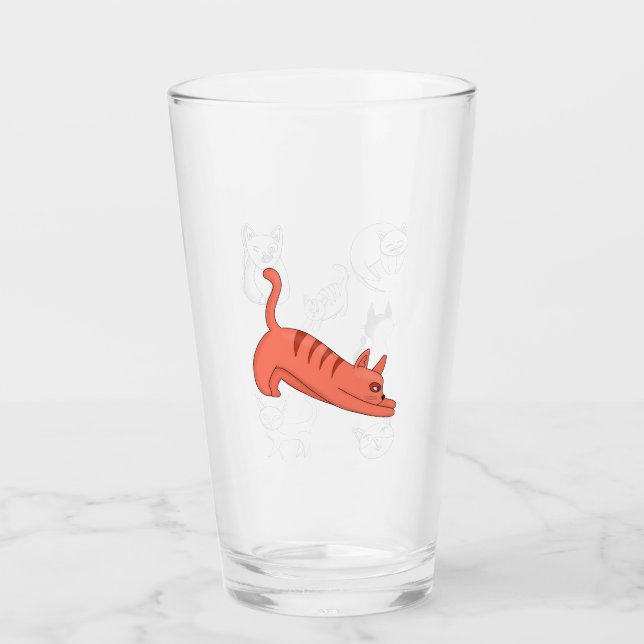 Verre Il est temps de s'étirer (Devant)