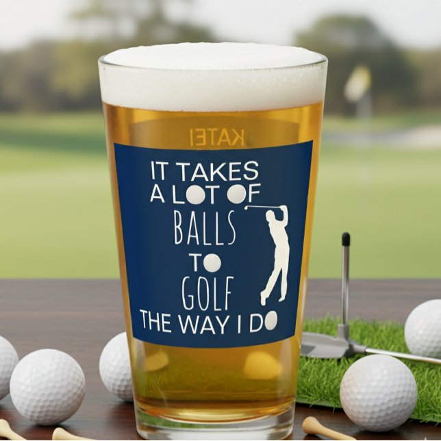 Verre Il faut beaucoup de balles Drôle Golf Don (Créateur téléchargé)