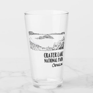 Verre Illustration artistique du parc national de Crater