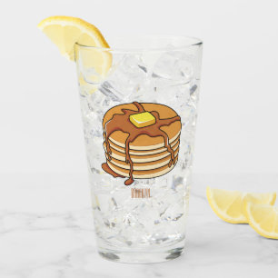 Verre Illustration de dessin animé de Pancake