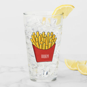 Verre Illustration de frites