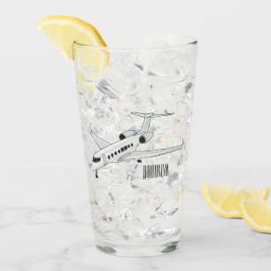 Verre Illustration de jet privé