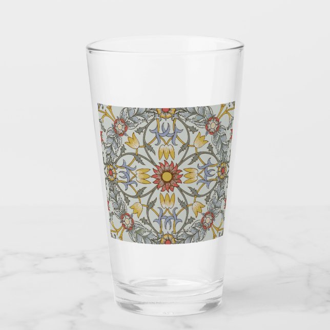 Verre Illustration du cercle floral William Morris (Devant)