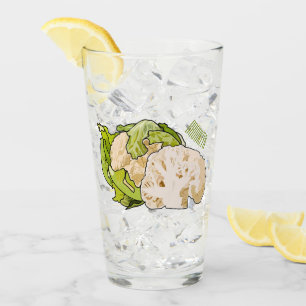 Verre Illustration du chou-fleur