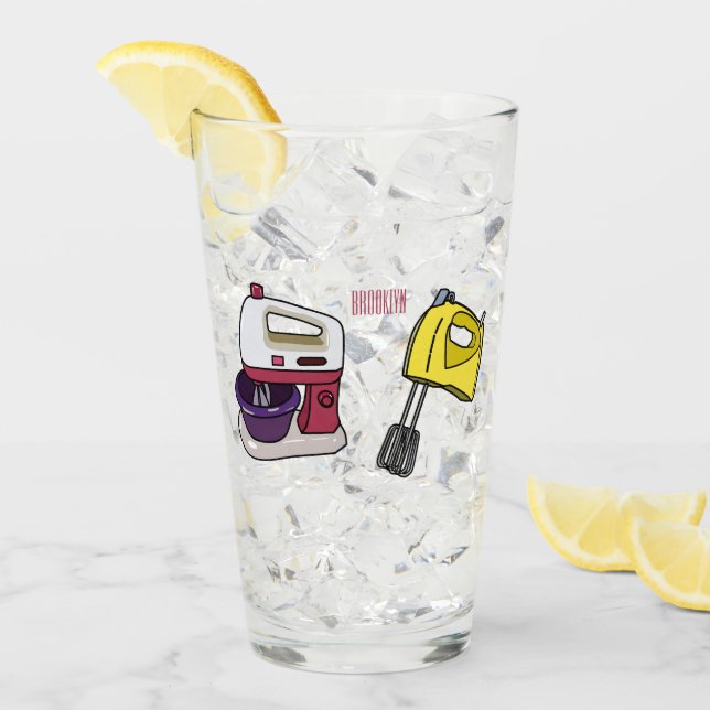 Verre Illustration du mixer (Devant glace)