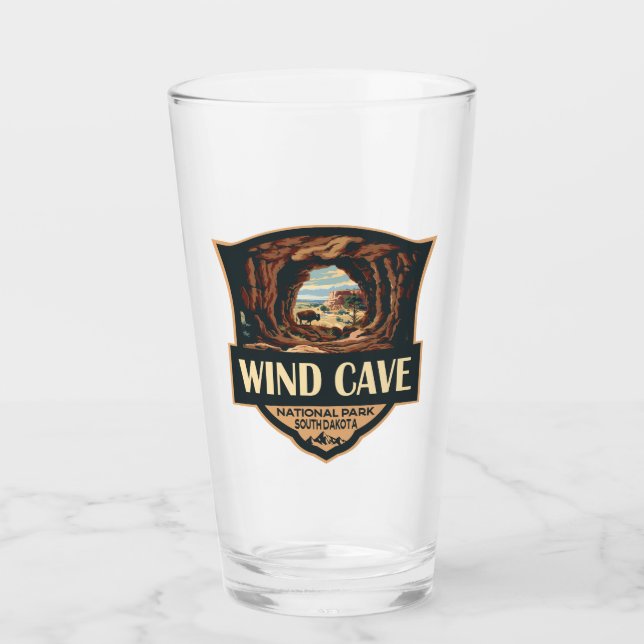 Verre Illustration du parc national de la Grotte-Vent Ba (Devant)