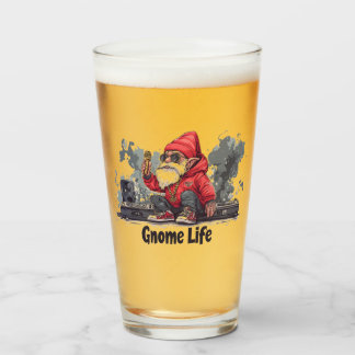 Verre Illustration Gnome Hip hop - Gnome Life