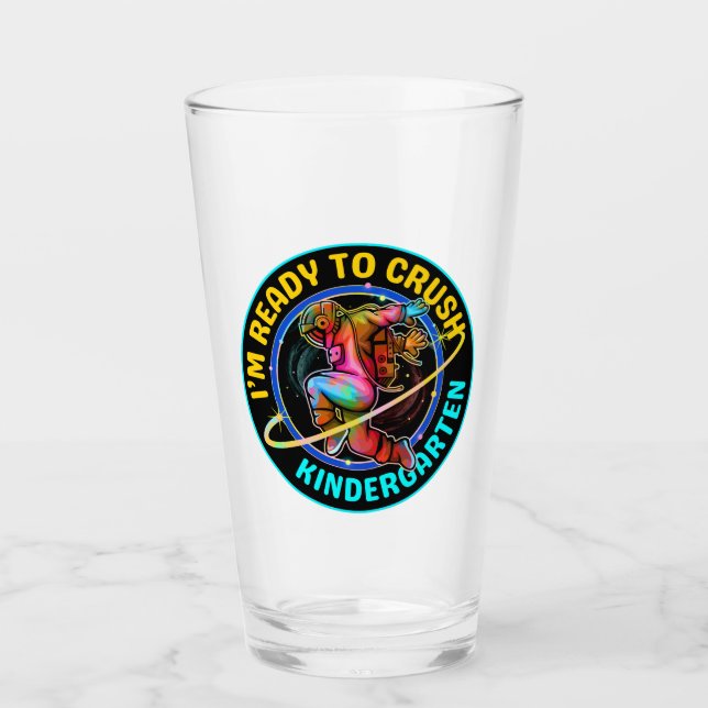 Verre I'm ready to crush kindergarten (Devant)