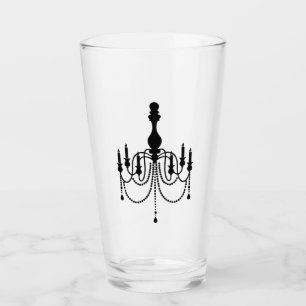 Verre Impression de lustre noir