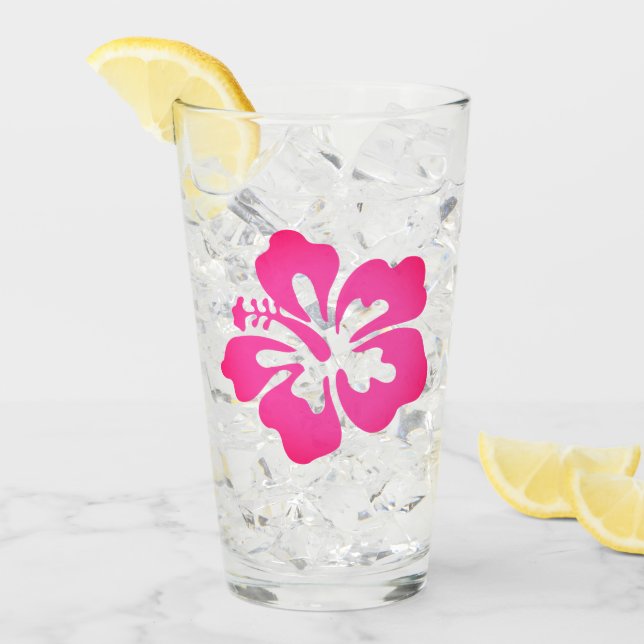 Verre Impression hawaïenne (Devant glace)