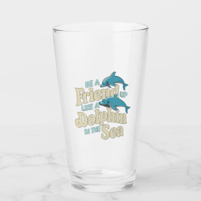 Verre Intelligence des dauphins (Devant)