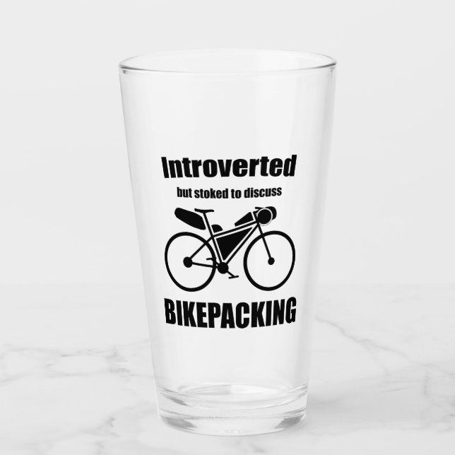 Verre Introverted Mais Stocker À Discuter De Bikepacking (Devant)