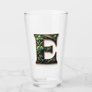 Verre Irish E Monogram pint glass