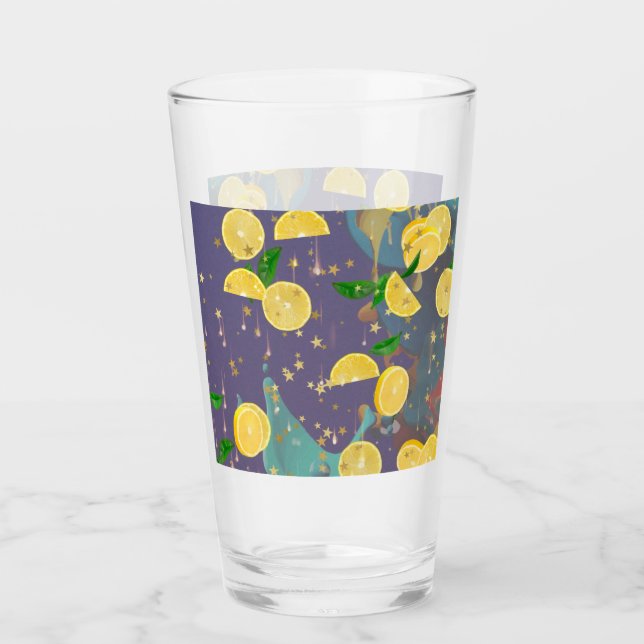 Verre It's falling oranges (Devant)