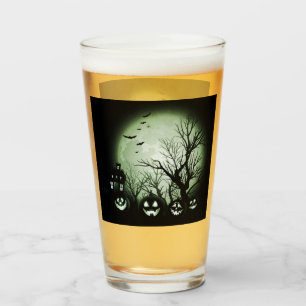 Verre Jack O'Lanterns La Nuit