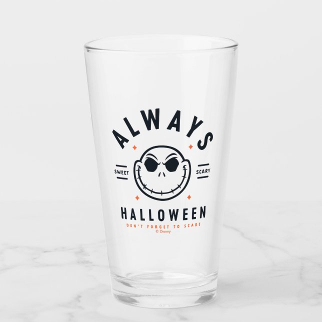 Verre Jack Skellington - Toujours Halloween (Devant)