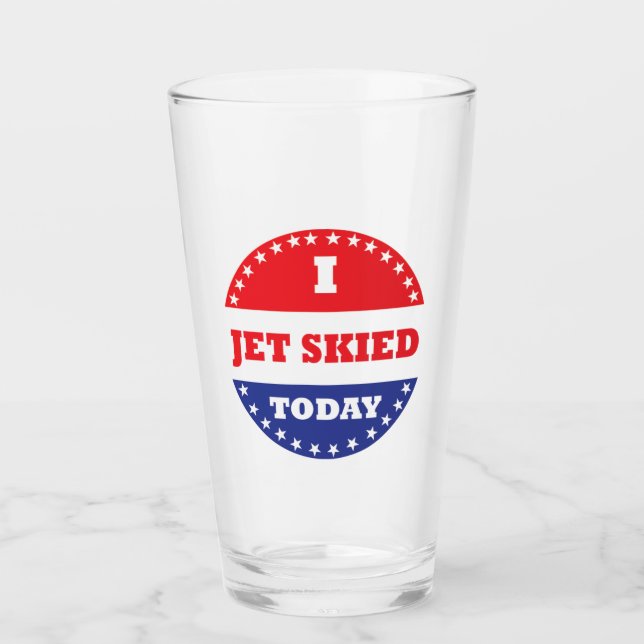 Verre J'Ai Ski Aujourd'Hui (Devant)