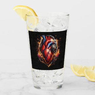 Verre J'aime la musique