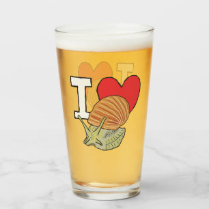 Verre J'aime les escargots