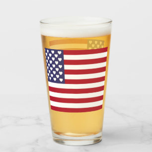 VERRE J'AIME LES ÉTATS-UNIS D'AMÉRIQUE