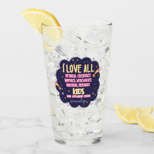 Verre J'Aime Toutes Les Créatures Mythiques, Vampires, W