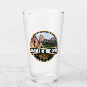 Verre Jardin des dieux Colorado Springs Emblem de voyage