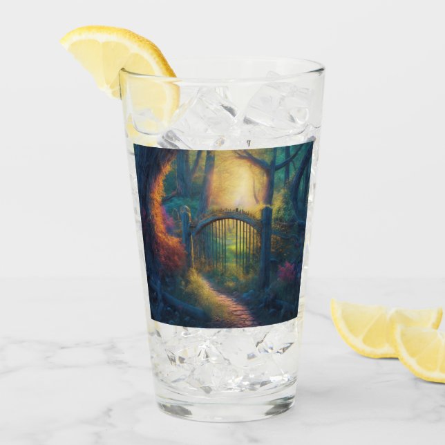 Verre Jardin forestier enchanté | ART NUMÉRIQUE (Devant glace)