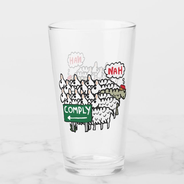 Verre Je Ne Me Conforme Pas (Devant)