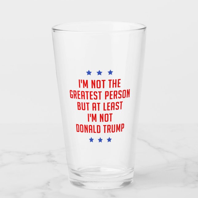 Verre Je ne suis pas la plus grande personne... (Devant)