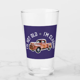 Verre Je ne suis pas vieux Je suis classique Camion Grap