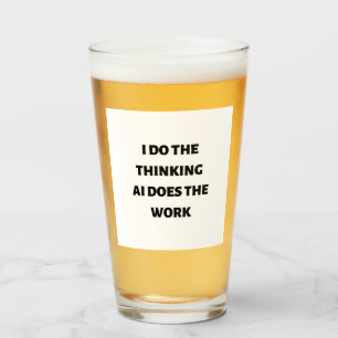 Verre Je pense que l'IA fait le travail