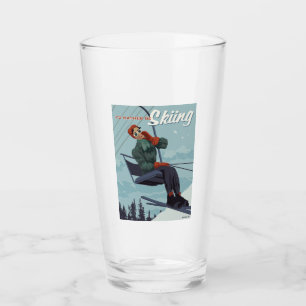 Verre Je préfère skier Imprimer