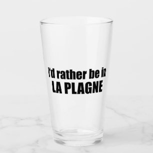 Verre Je préférerais être à La Plagne France
