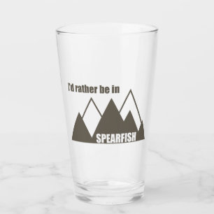 Verre Je préférerais être à Spearfish, dans le Dakota du