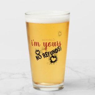 Verre Je suis à vous, pas de remboursement de la coupe d