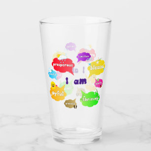 Verre Je Suis Positive Affirmations Mots Self Love