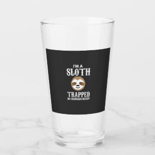 Verre Je suis un paresseux piégé dans un corps humain Ca