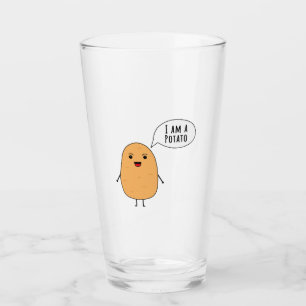 Verre Je suis une pomme de terre