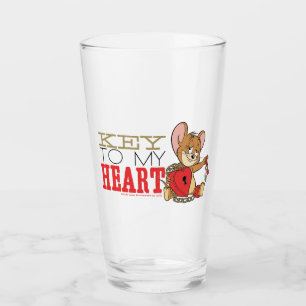 Verre Jerry Mouse "Key To My Heart" Valentine