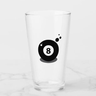 Verre Jeu de sport de billard 8 ball 8 