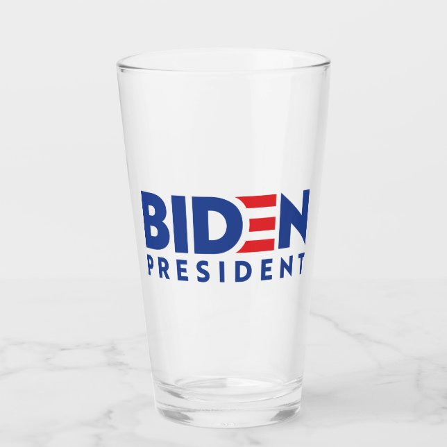 Verre Joe Biden 2020 Biden pour le président (Devant)